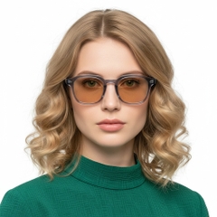 BS2503-0502_Purple_Rectangular_Plastic_Sunglasses_model