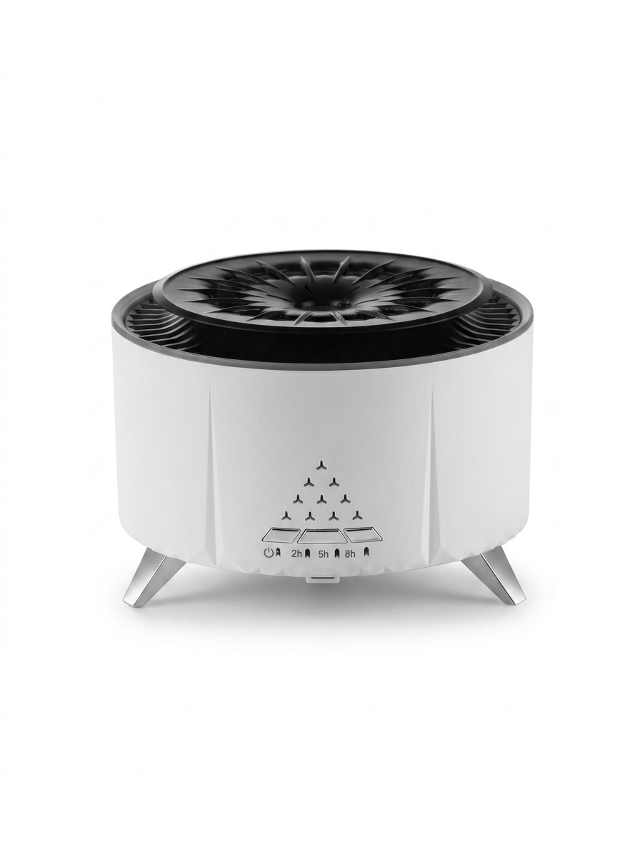 Ultrasonic Flame & Jellyfish Aroma Diffuser with Bluetooth