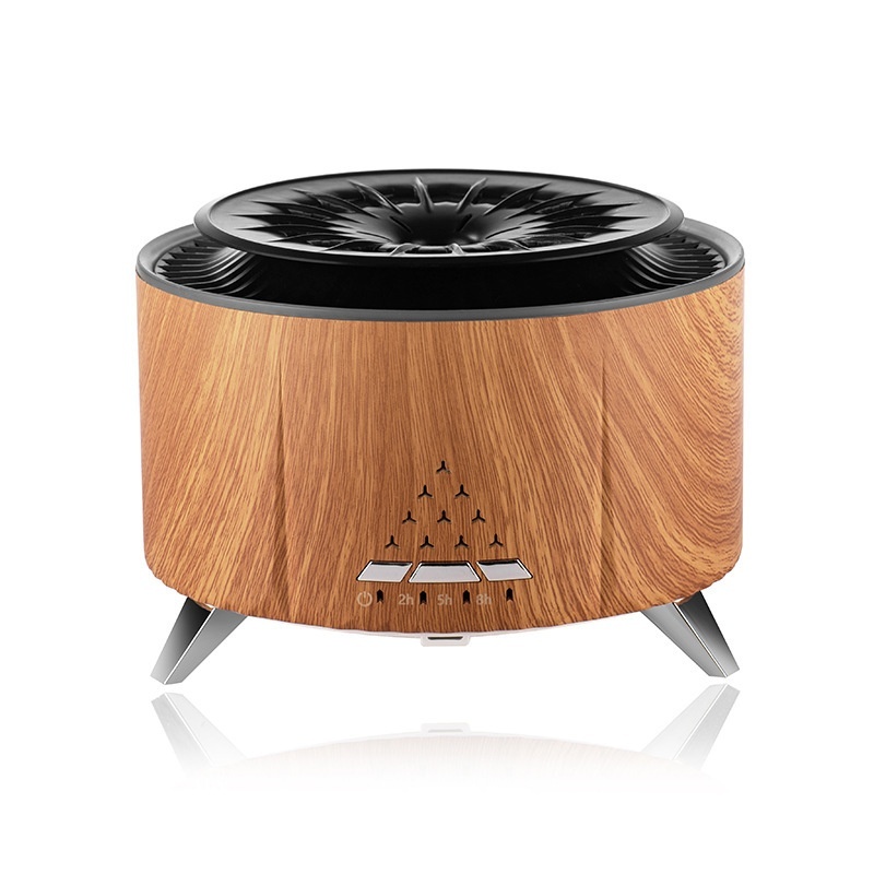 Ultrasonic Flame & Jellyfish Aroma Diffuser with Bluetooth