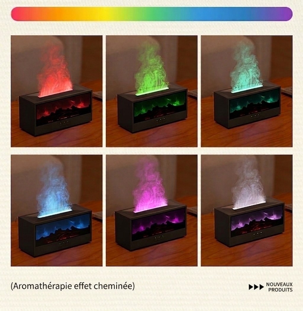 Flame Fireplace Ultrasonic Aroma Diffuser