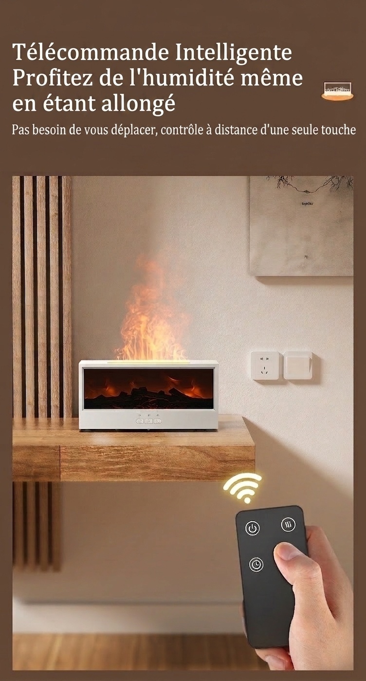 Flame Fireplace Ultrasonic Aroma Diffuser