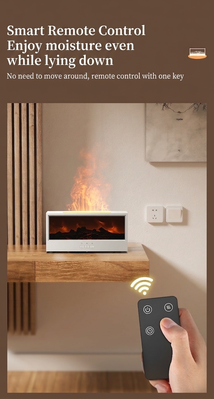Flame Fireplace Ultrasonic Aroma Diffuser