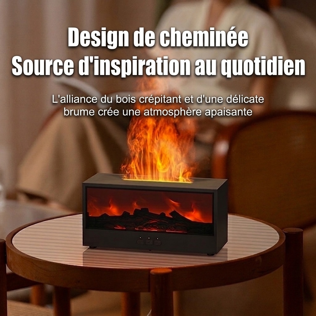 Flame Fireplace Ultrasonic Aroma Diffuser