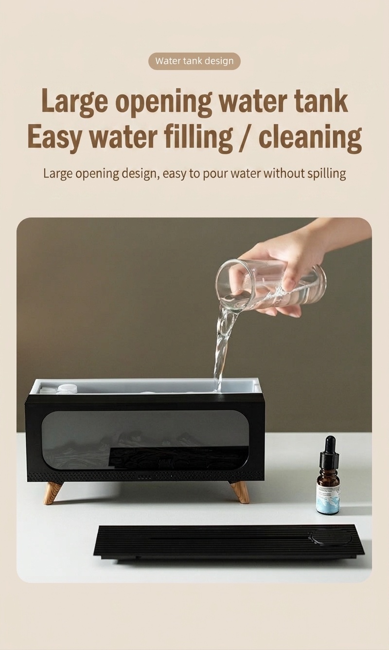 Simulated Fireplace Ultrasonic Aroma Diffuser & Humidifier