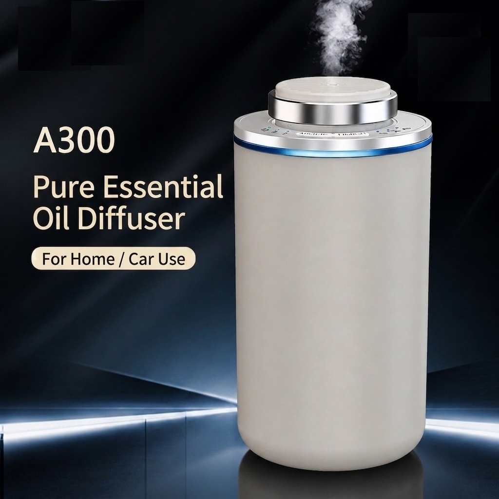 A300 Ultrasonic Essential Oil Car & Home Aroma Diffuser