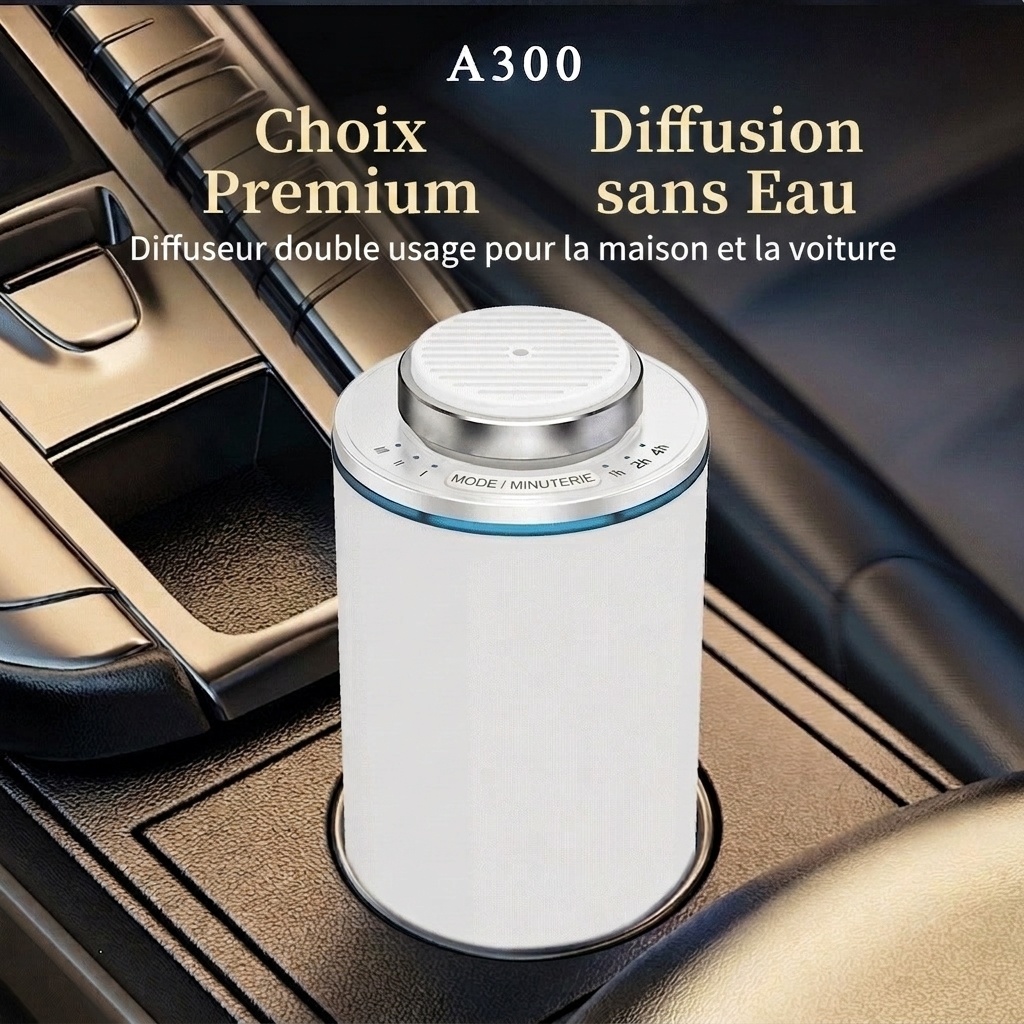 A300 Ultrasonic Essential Oil Car & Home Aroma Diffuser