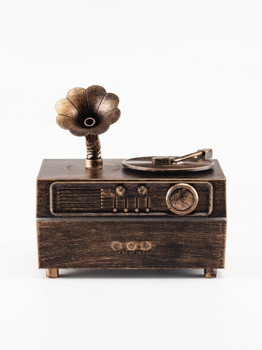 Vintage Gramophone Aroma Diffuser & Bluetooth Speaker