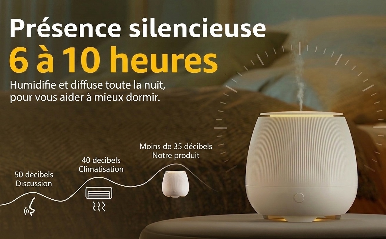 Ultrasonic Aroma Diffuser & Essential Oil Humidifier