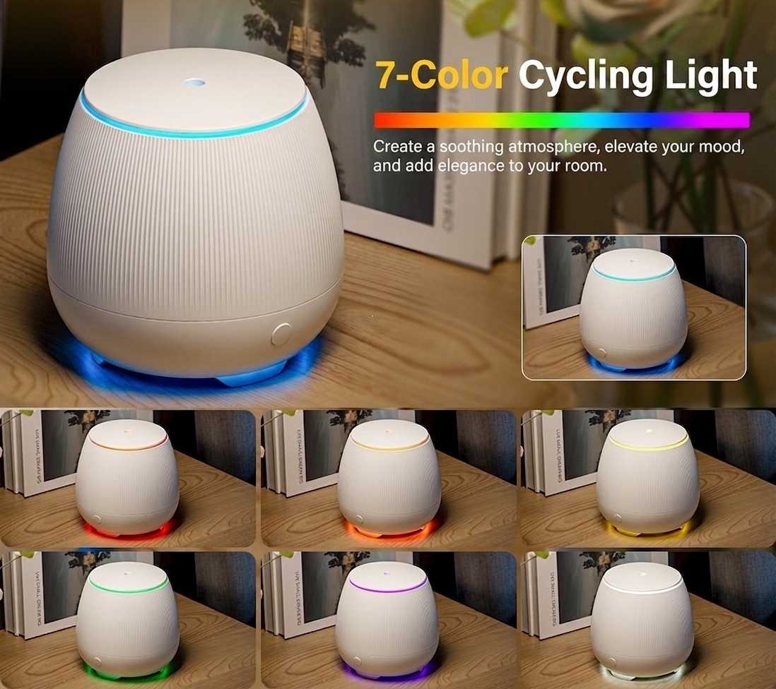 Ultrasonic Aroma Diffuser & Essential Oil Humidifier
