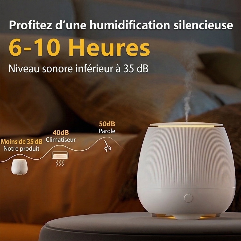 Ultrasonic Aroma Diffuser & Essential Oil Humidifier