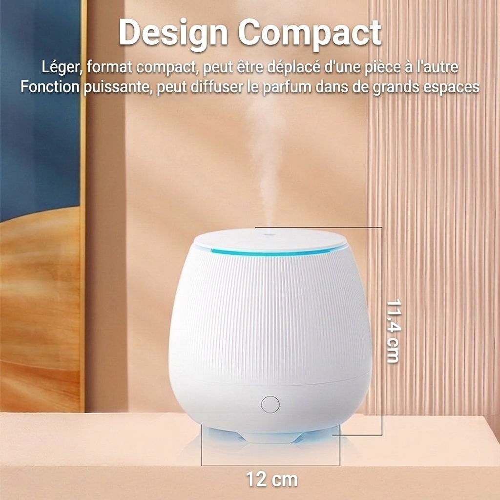 Ultrasonic Aroma Diffuser & Essential Oil Humidifier