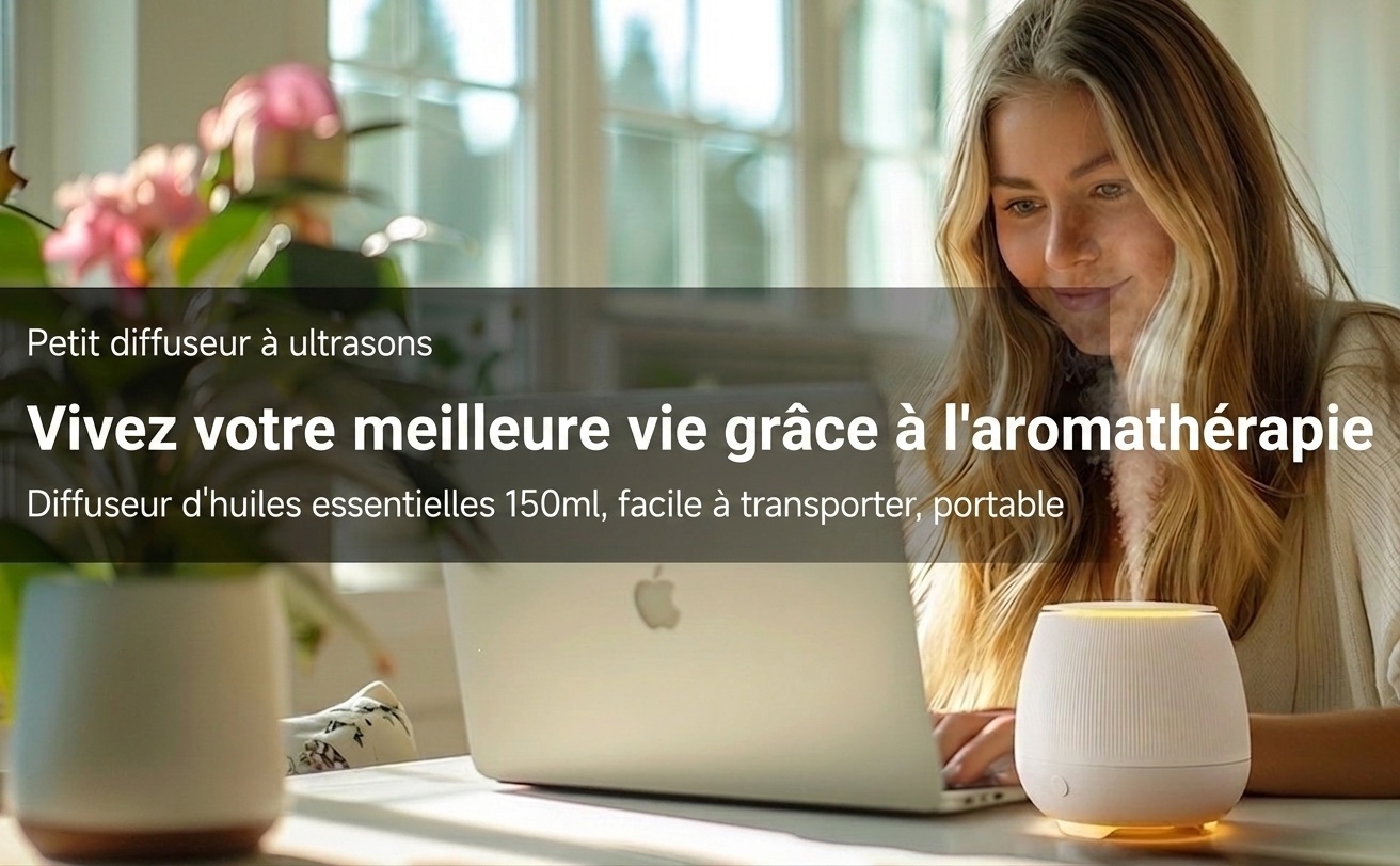 Ultrasonic Aroma Diffuser & Essential Oil Humidifier