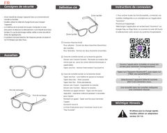 Gafas de sol electrocrómicas inteligentes con IA AG11 TR90 rojas n.° BS1223-0003