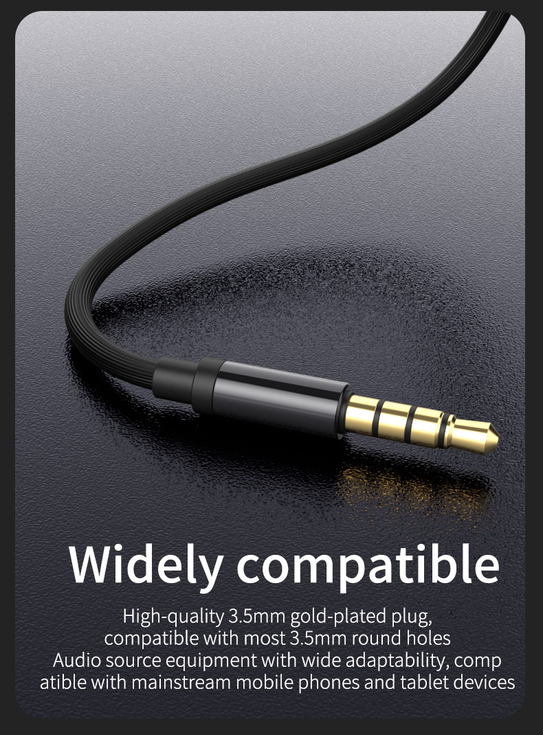 Auriculares intrauditivos con cable para juegos con micrófono integrado, controladores dinámicos de 10 mm, graves profundos, aislamiento de ruido y conector de 3,5 mm para PC y dispositivos móviles.