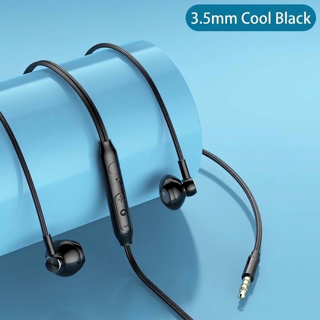 Auriculares intrauditivos con cable para juegos con micrófono integrado, controladores dinámicos de 10 mm, graves profundos, aislamiento de ruido y conector de 3,5 mm para PC y dispositivos móviles.