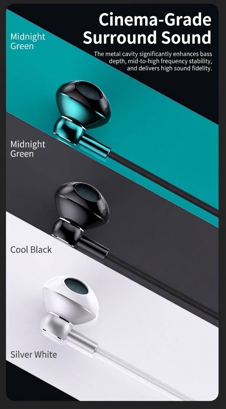 Auriculares intrauditivos con cable para juegos con micrófono integrado, controladores dinámicos de 10 mm, graves profundos, aislamiento de ruido y conector de 3,5 mm para PC y dispositivos móviles.
