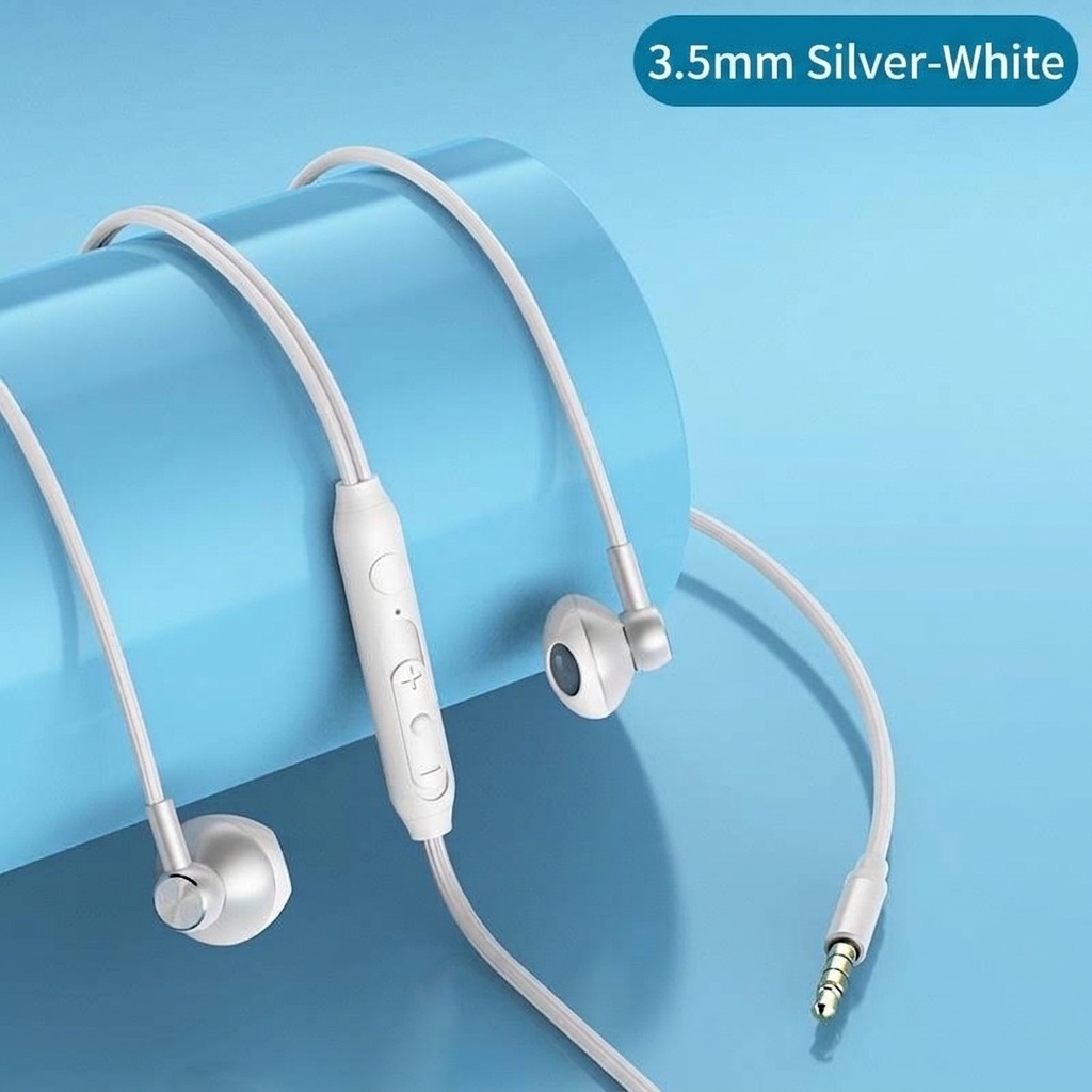 Auriculares intrauditivos con cable para juegos con micrófono integrado, controladores dinámicos de 10 mm, graves profundos, aislamiento de ruido y conector de 3,5 mm para PC y dispositivos móviles.