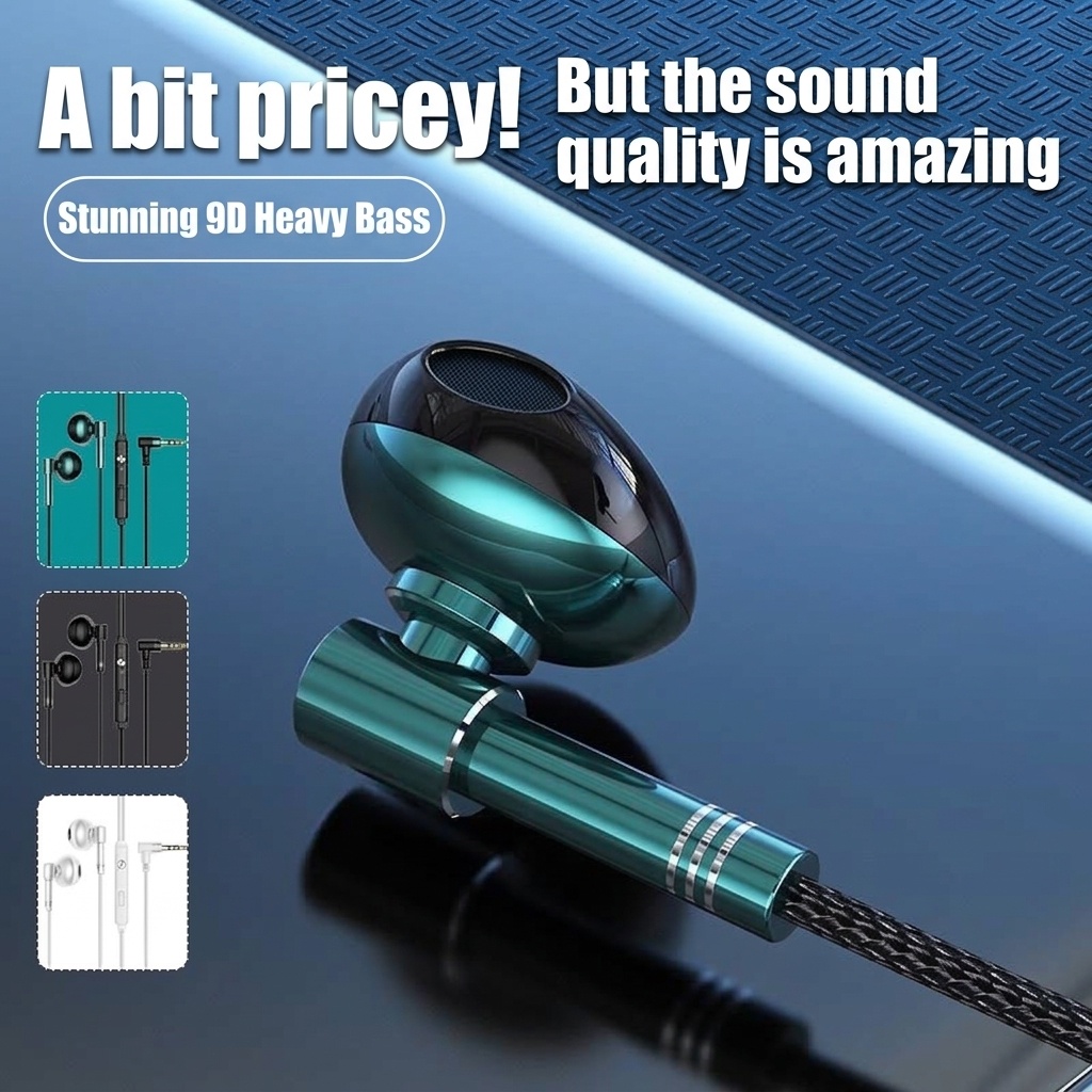 Auriculares intrauditivos con cable para juegos, con micrófono con cancelación de ruido, controladores de 14,2 mm, conector en forma de L de 90°, cable trenzado y conectores de 3,5 mm y USB tipo C para llamadas y juegos móviles.