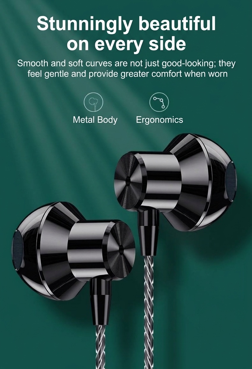 Auriculares inalámbricos para juegos con micrófono, controladores PEEK de 14,2 mm, graves profundos, aislamiento de ruido, conector en forma de L de 3,5 mm para juegos móviles y música.