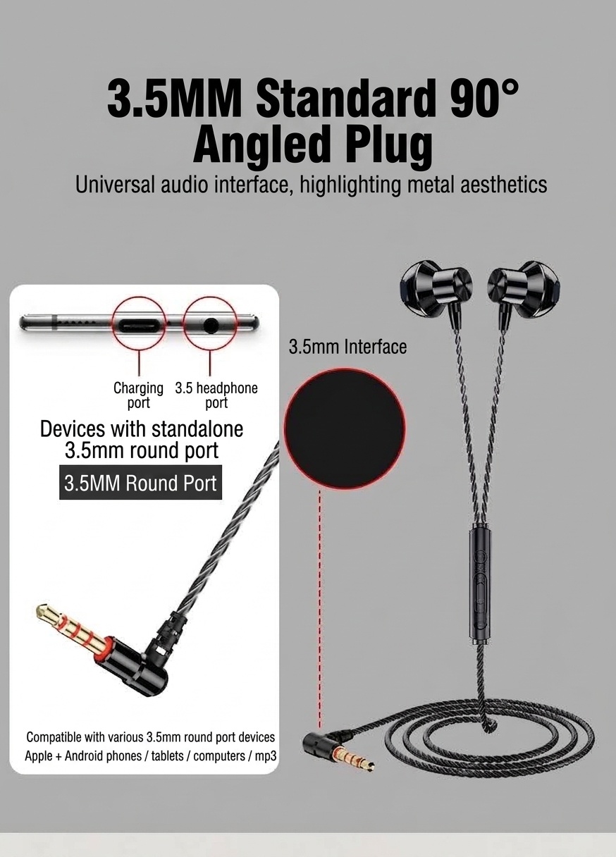 Auriculares inalámbricos para juegos con micrófono, controladores PEEK de 14,2 mm, graves profundos, aislamiento de ruido, conector en forma de L de 3,5 mm para juegos móviles y música.