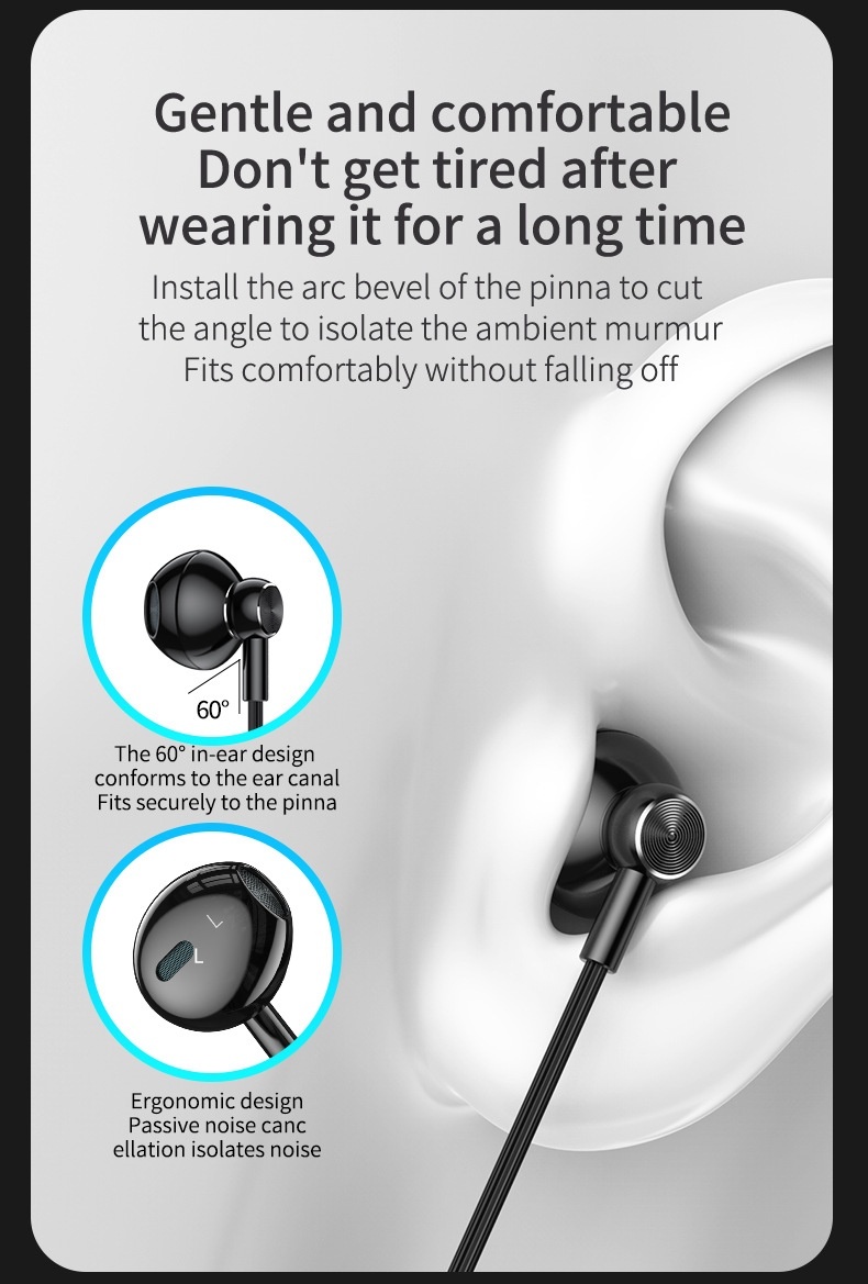 Auriculares intrauditivos con cable para juegos con micrófono, controladores dinámicos de 14,2 mm, graves profundos, cancelación de ruido, cable de audio dual de 3,5 mm de 1,5 m/2,5 m para PC y portátil.