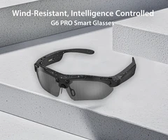 BS0705-0009_G6_Black_Semi-rimless_TR90_Smart_AI_sunglasses_detail