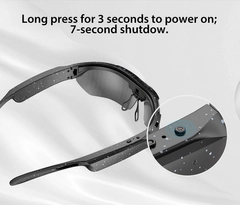 (PRE-ORDER) G6 Semi-rimless Orange TR90 Smart AI Sunglasses #BS0705-0010