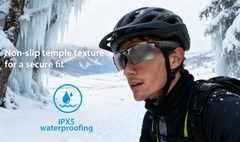 (PRE-ORDER) G6 Semi-rimless Black TR90 Smart AI Sunglasses #BS0705-0009