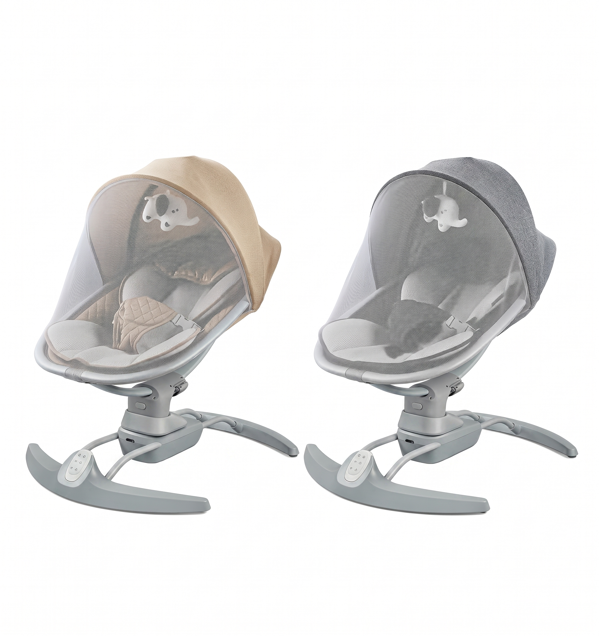 3-in-1 Baby Auto Swing Rocker - Grey