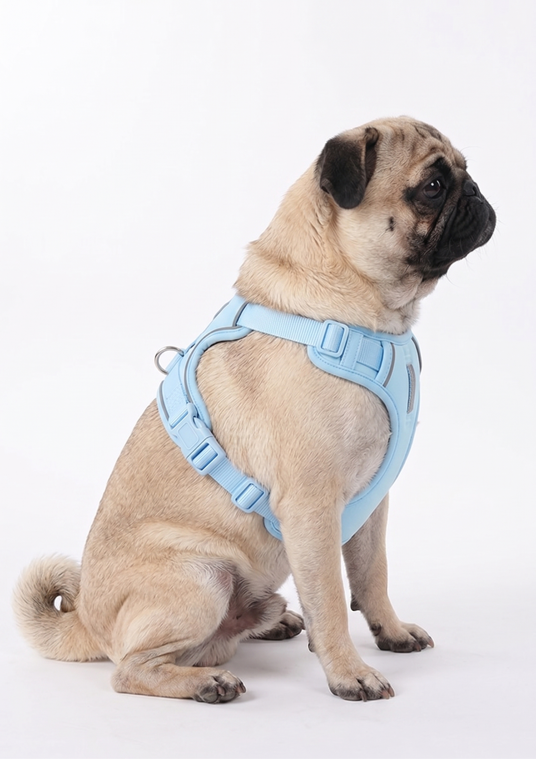 No-Pull Reflective Dog Harness Vest - Adjustable & Comfortable