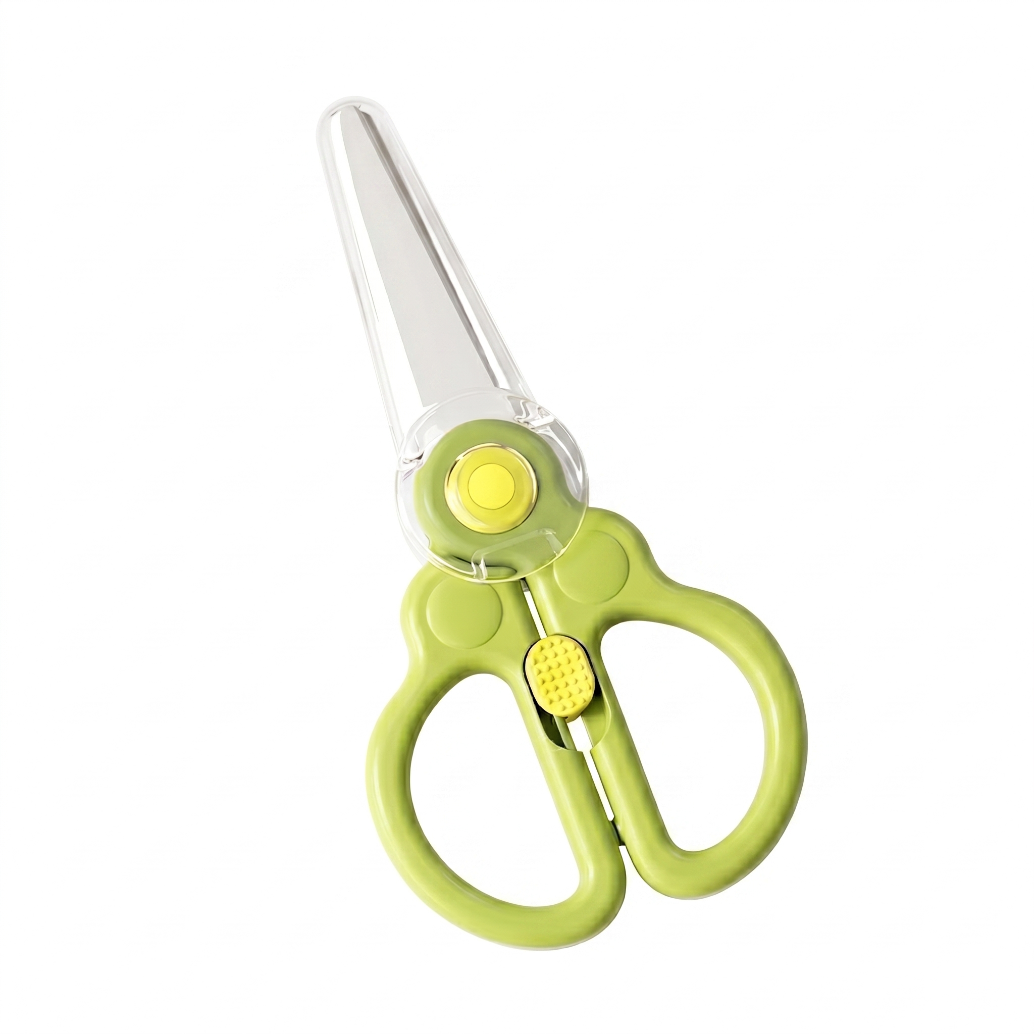Portable Ceramic Baby Food Scissors with Safety Lock
