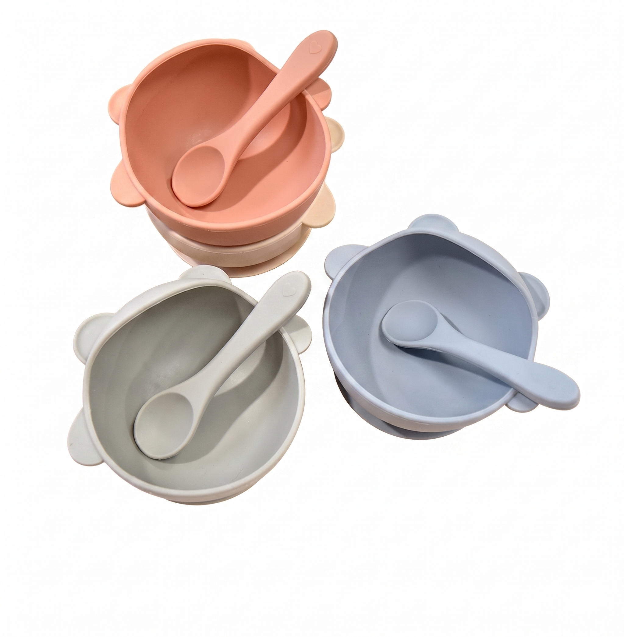 Cute Silicone Suction Baby Bowl - Spill-Proof Toddler Feeding
