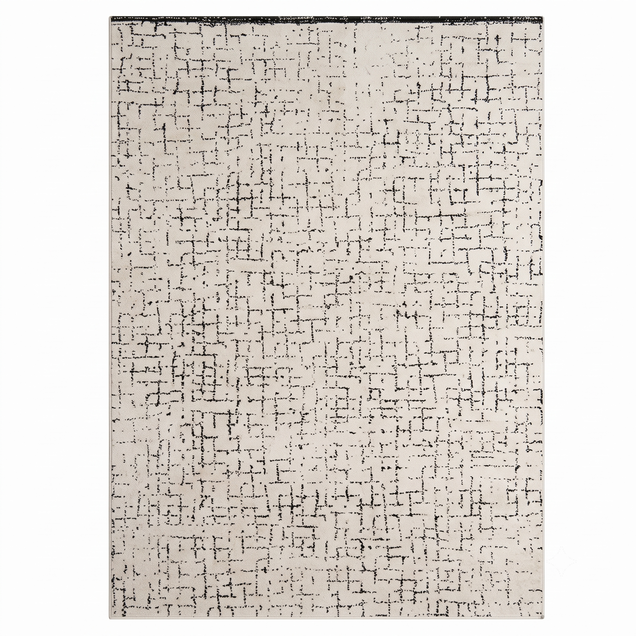 Modern Abstract Wool Blend Area Rug - Waterproof & Anti-Bacterial
