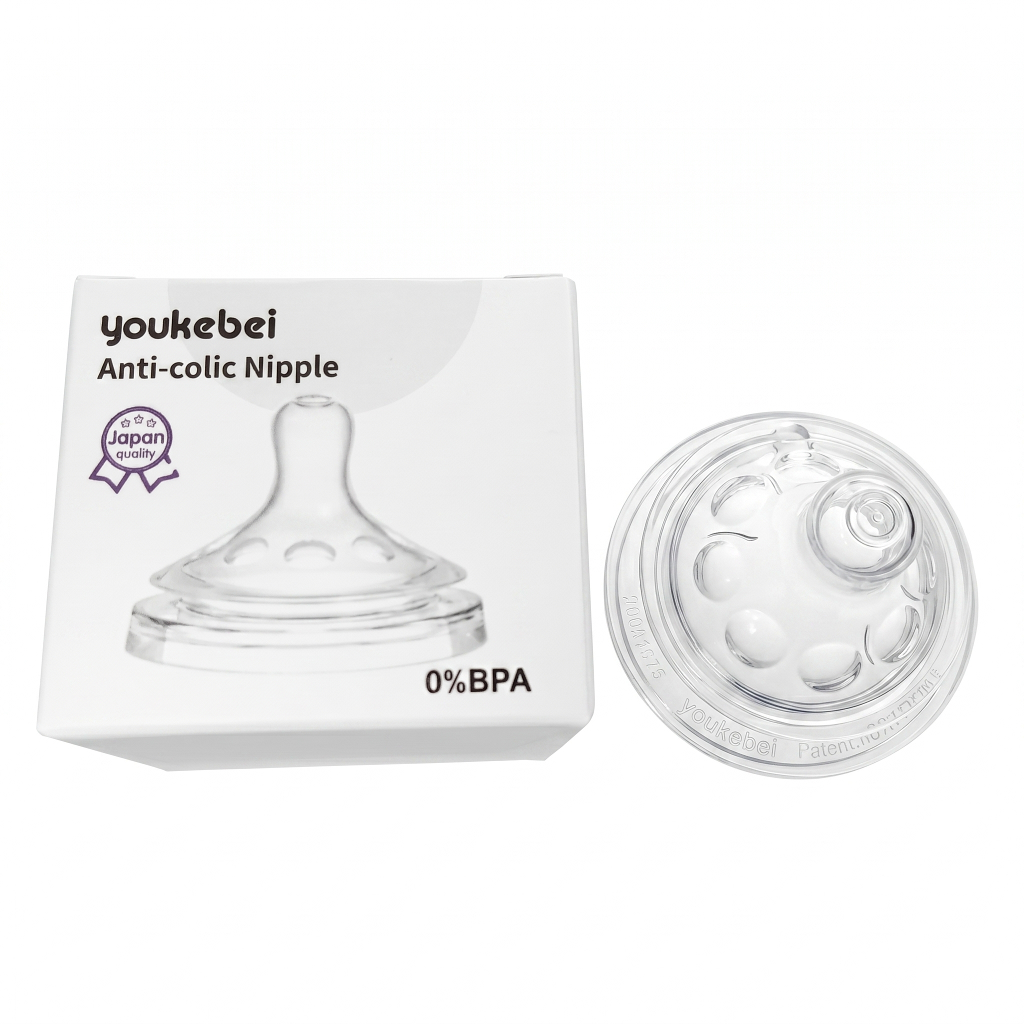 Youkebei Anti-Colic Baby Feeding Bottle - BPA Free
