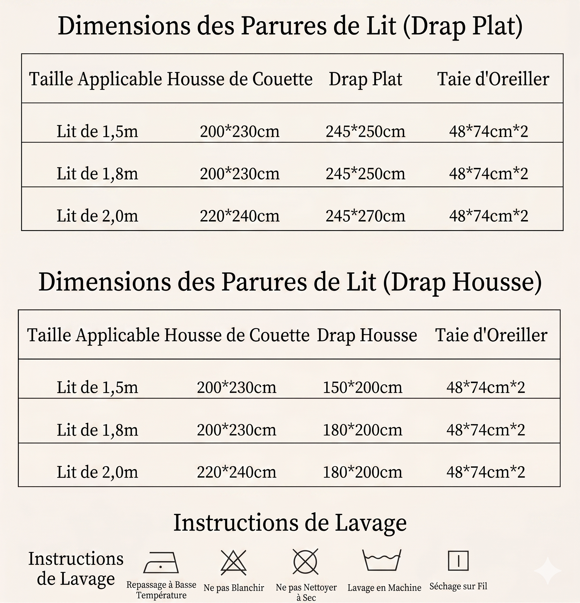 Parure de lit 4 pièces en coton brodé de luxe - Housse de couette élégante à motif floral