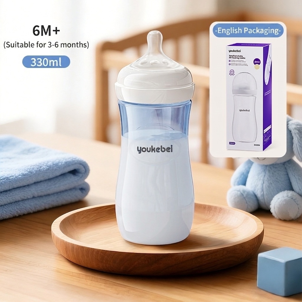 Youkebei Anti-Colic Baby Feeding Bottle - BPA Free
