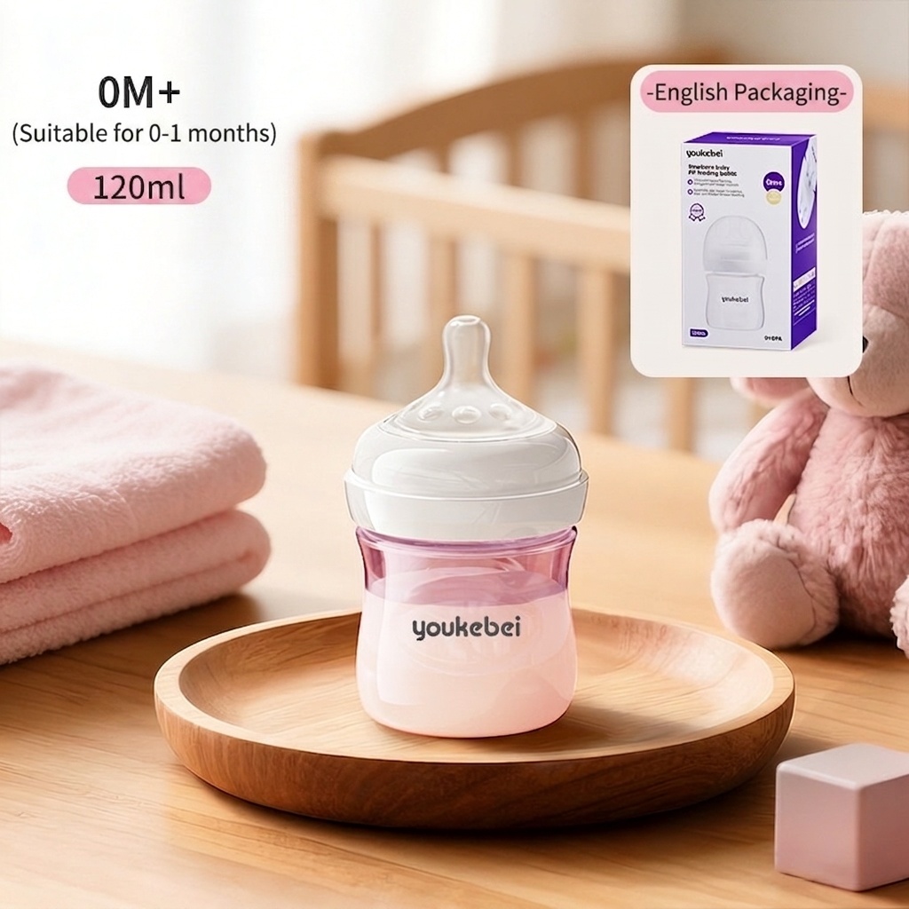 Youkebei Anti-Colic Baby Feeding Bottle - BPA Free