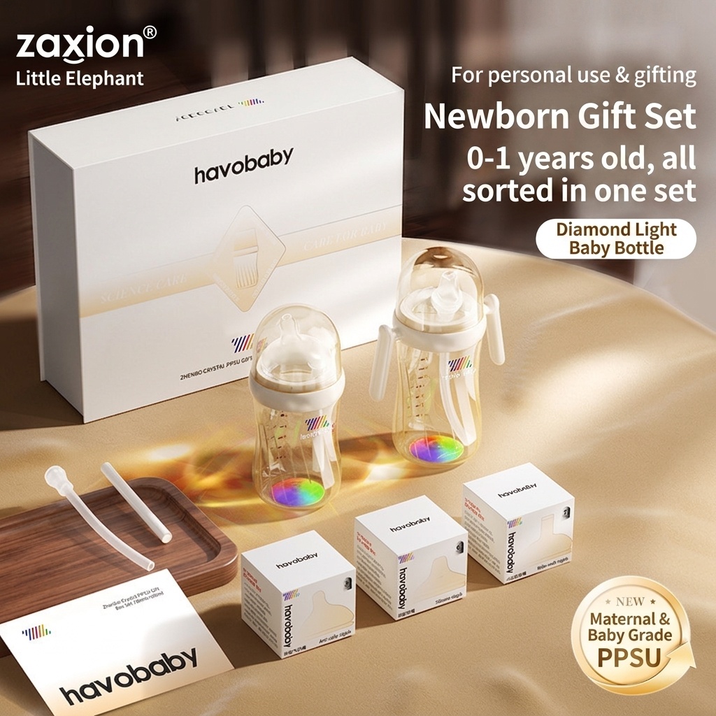Havobaby PPSU Newborn Baby Bottle Gift Set 0-3 Years