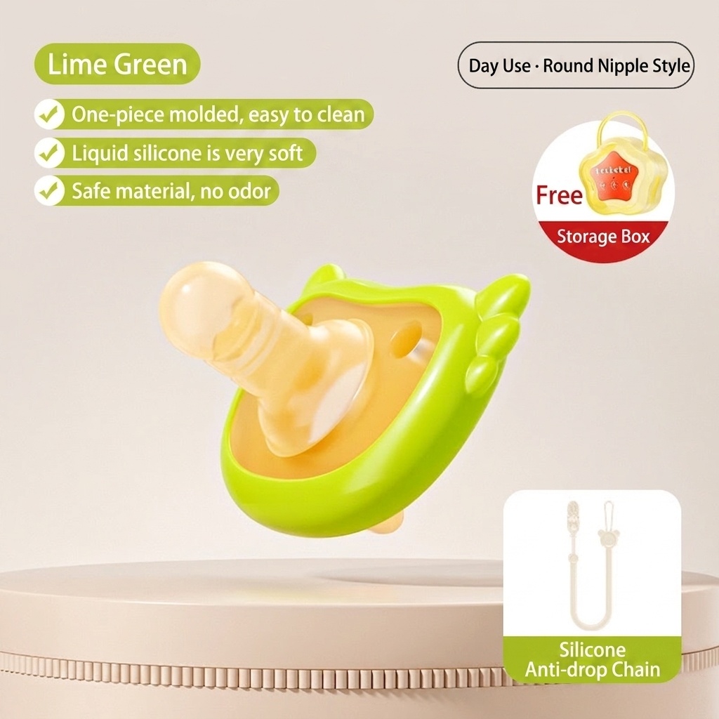 Love Nine Liquid Silicone Baby Soothing Pacifier Set