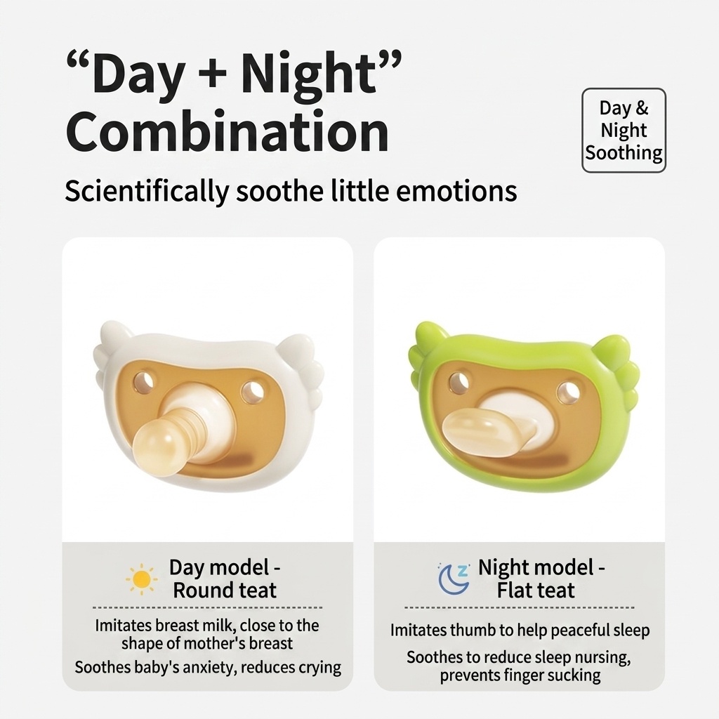 Love Nine Liquid Silicone Baby Soothing Pacifier Set