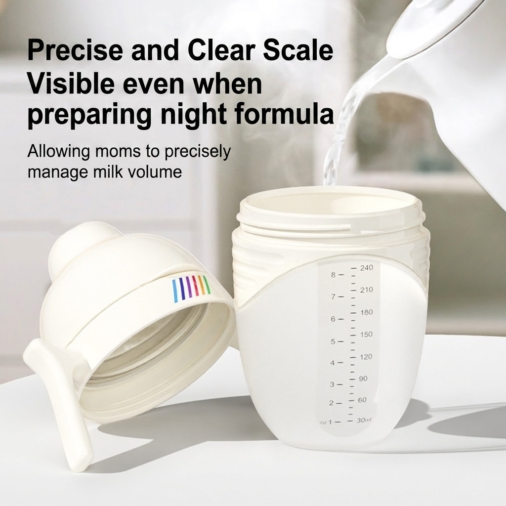 Youkebei Baby Silicone Training Sippy Cup 240ml