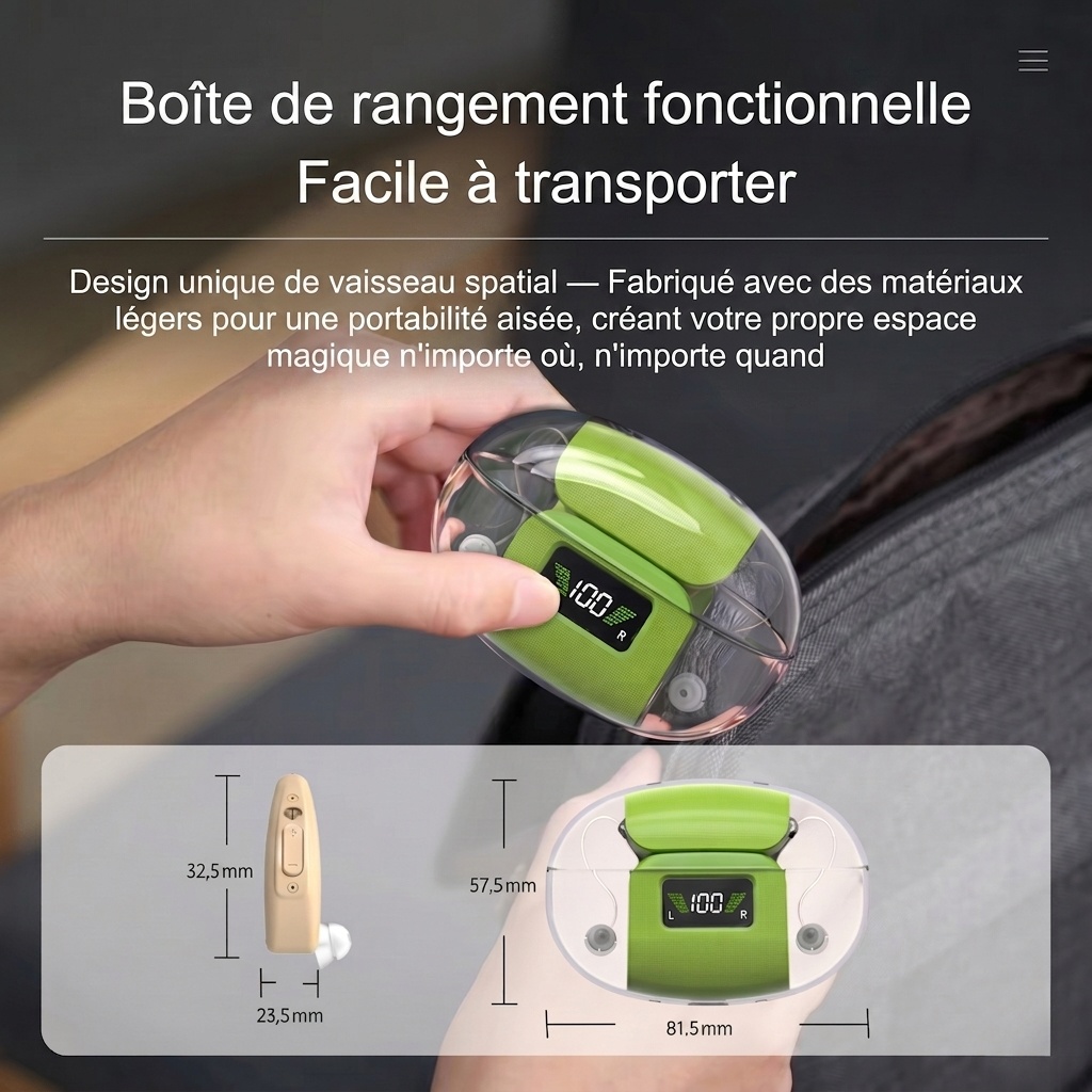 GM-303(U3) APP Controlled BTE Hearing Aid 16-Channel with Magnetic Charging #26240026