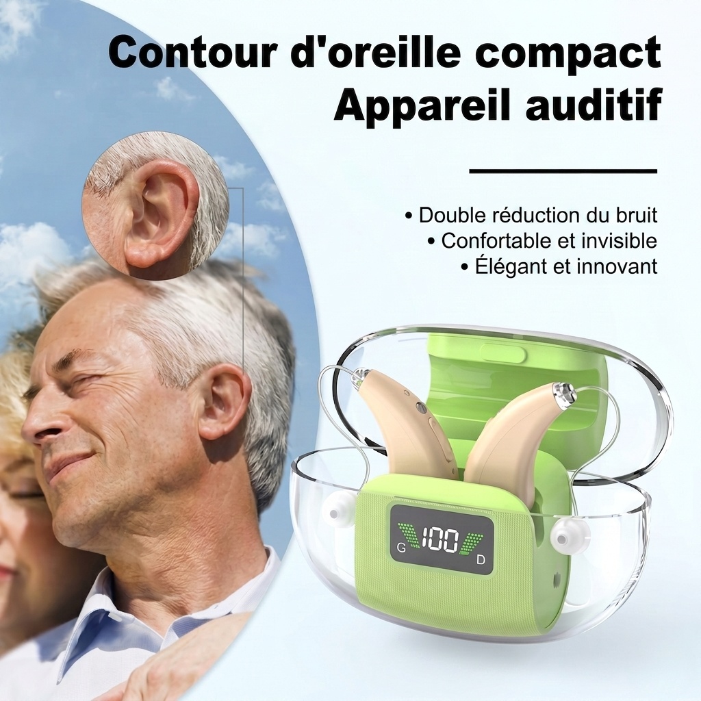 GM-303(U3) APP Controlled BTE Hearing Aid 16-Channel with Magnetic Charging #26240026