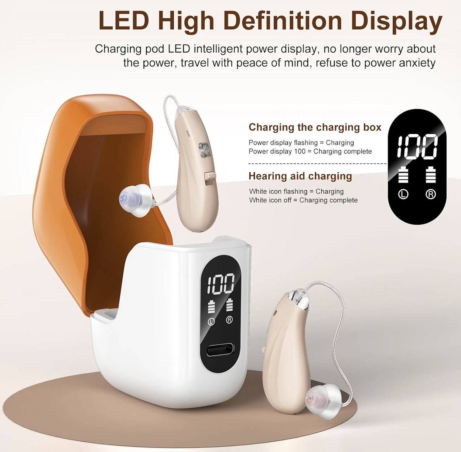 GM-313(P2) RIC BTE Hearing Aid 16-Channel with Open Ear Design #26240024