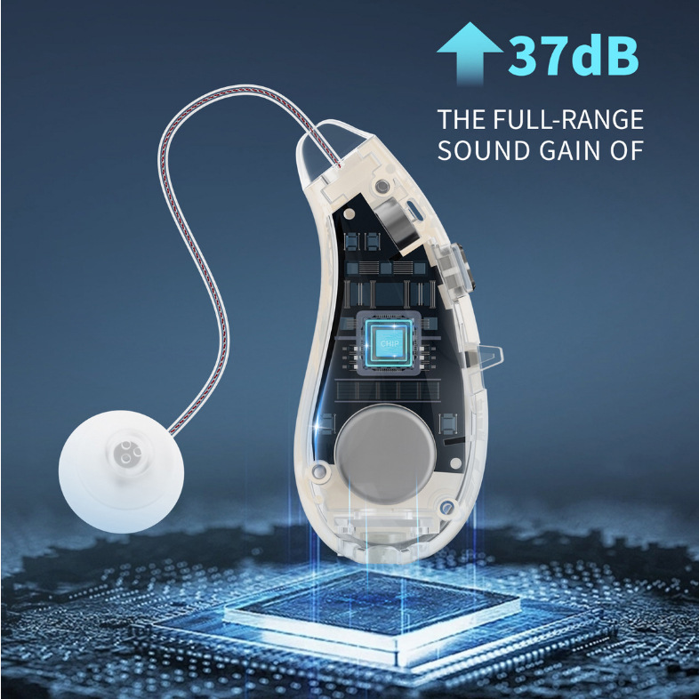 GM-313(P2) RIC BTE Hearing Aid 16-Channel with Open Ear Design #26240024