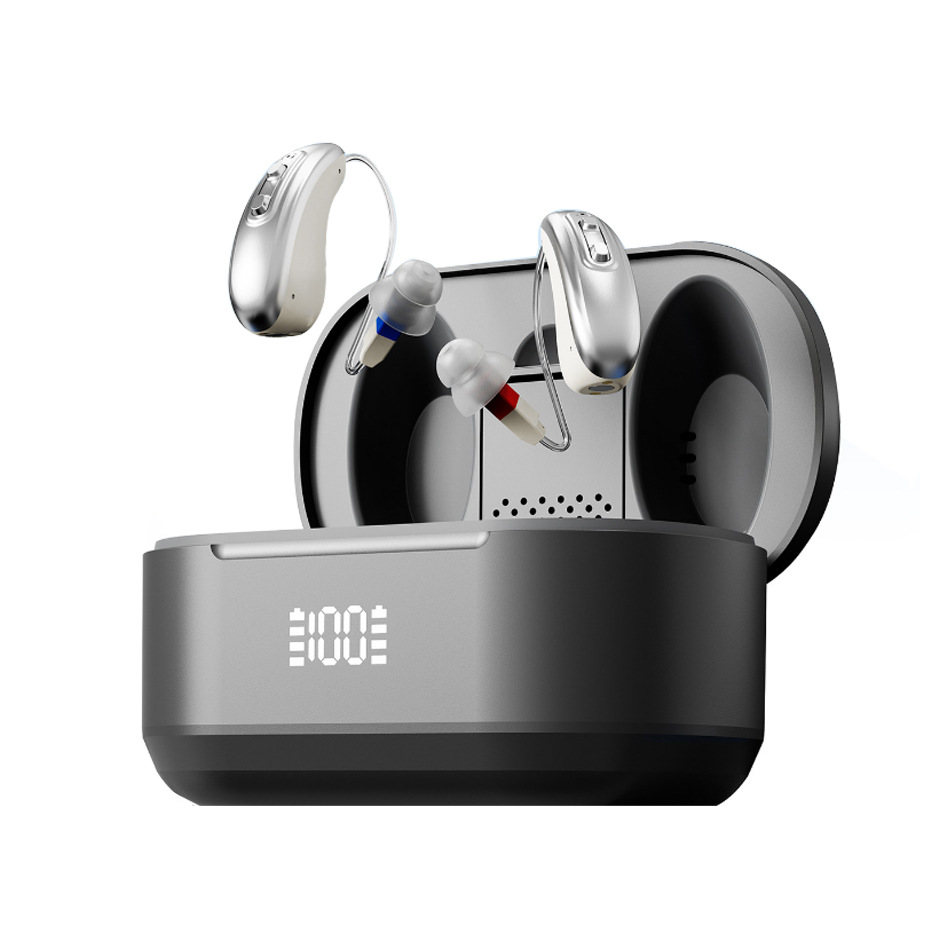 GM-321T (3P3-2) UV Sterilizing BTE Hearing Aid 32-Channel with Charging Case #26240025