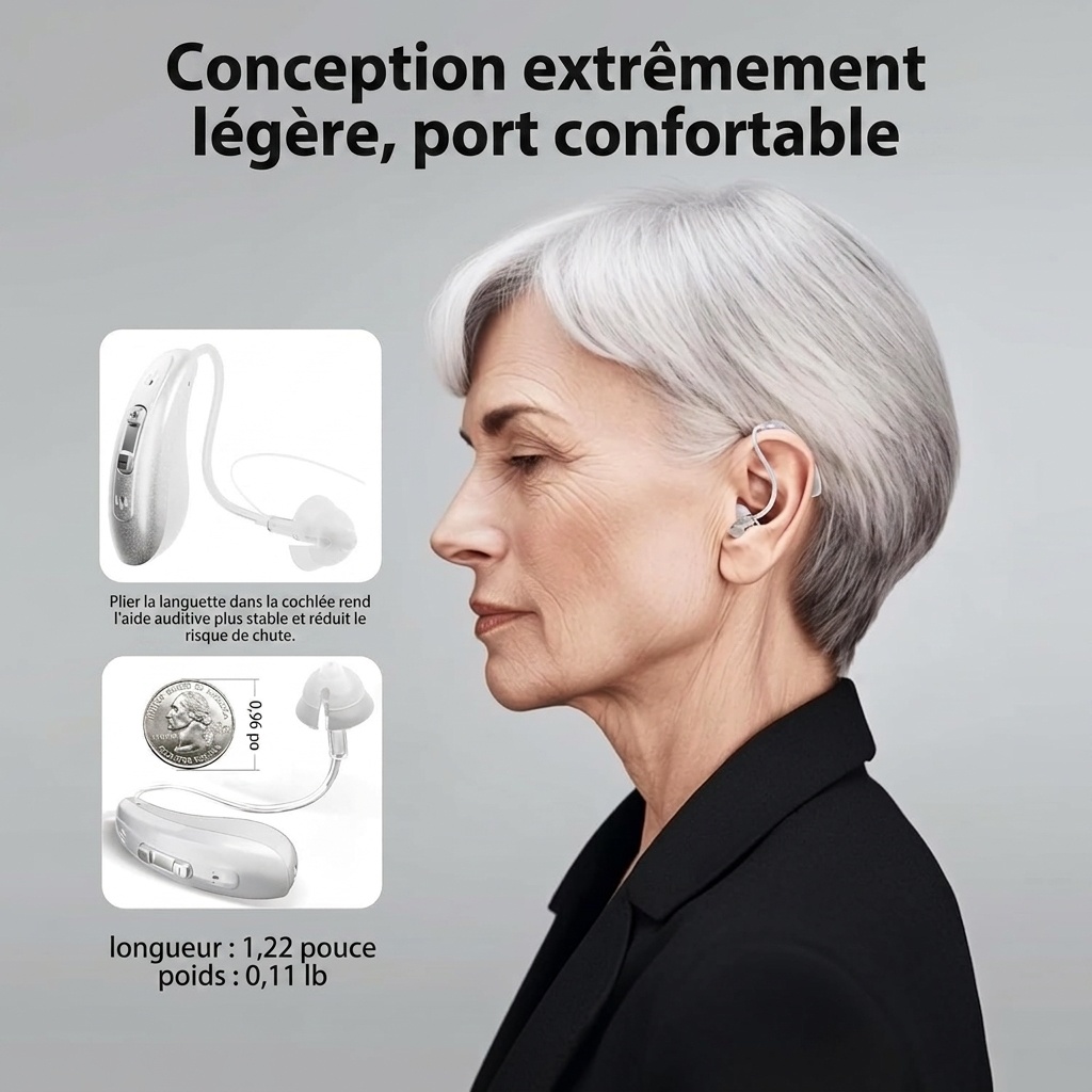 GM-321T (3P3-2) UV Sterilizing BTE Hearing Aid 32-Channel with Charging Case #26240025