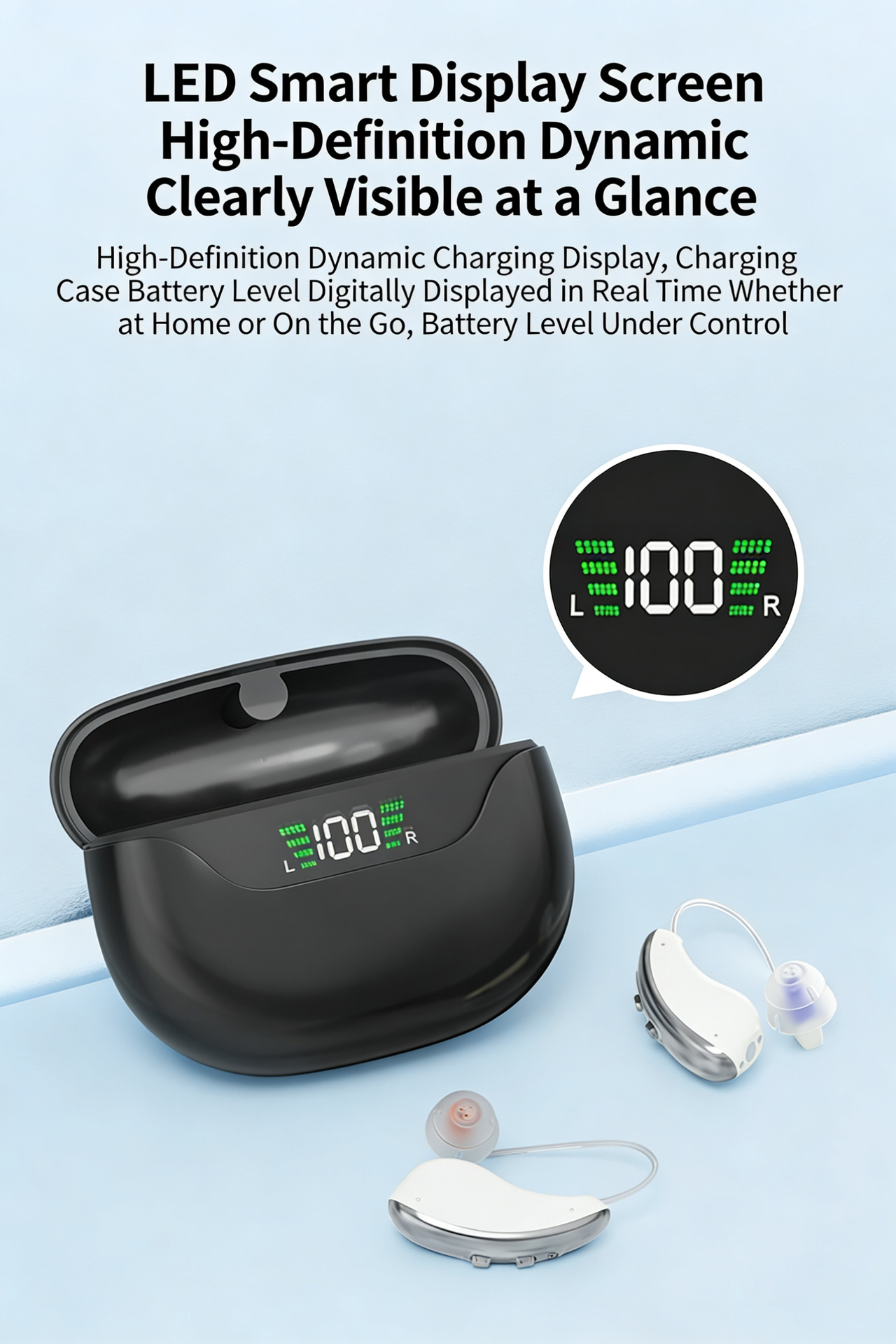 GM-323 P3 16-Channel UV Sterilizing Rechargeable Hearing Aids #26240003