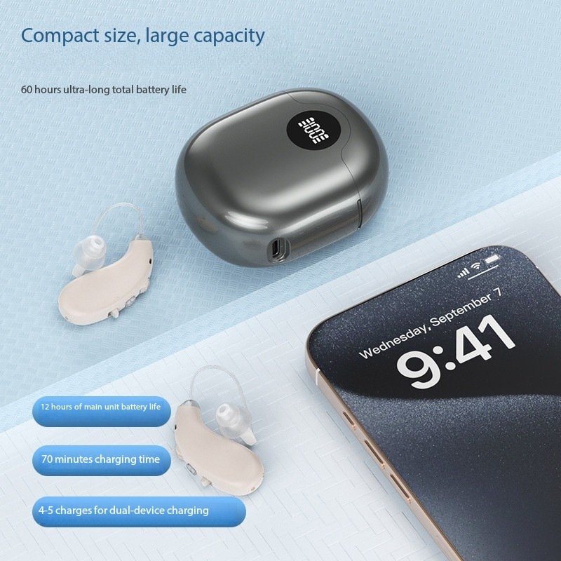 GM-363(P2) Digital BTE Hearing Aid 16-Channel with Magnetic Charging #26240023