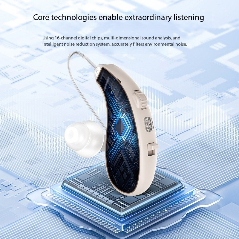 GM-363(P2) Digital BTE Hearing Aid 16-Channel with Magnetic Charging #26240023